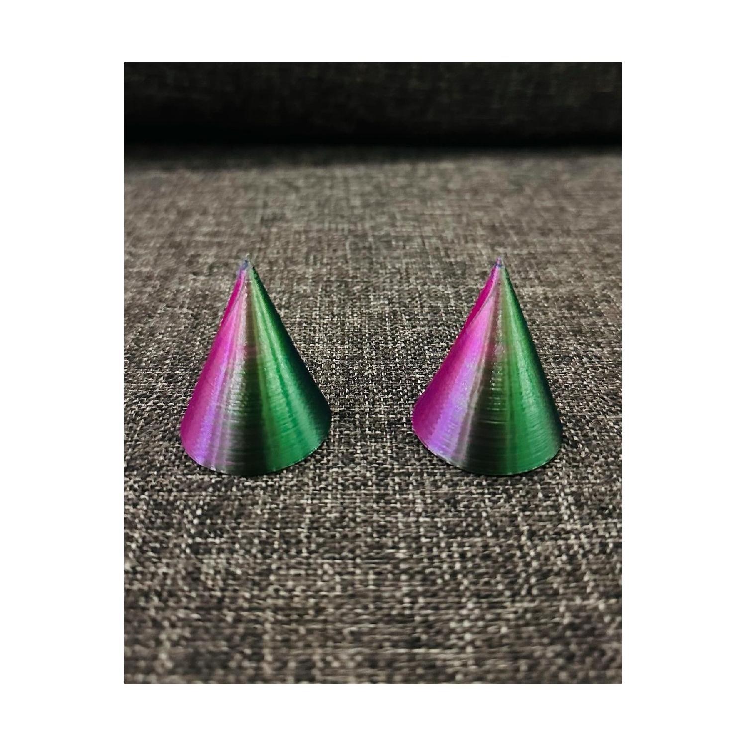 

Motorcycle Helmet Horn Ornament - Rainbow