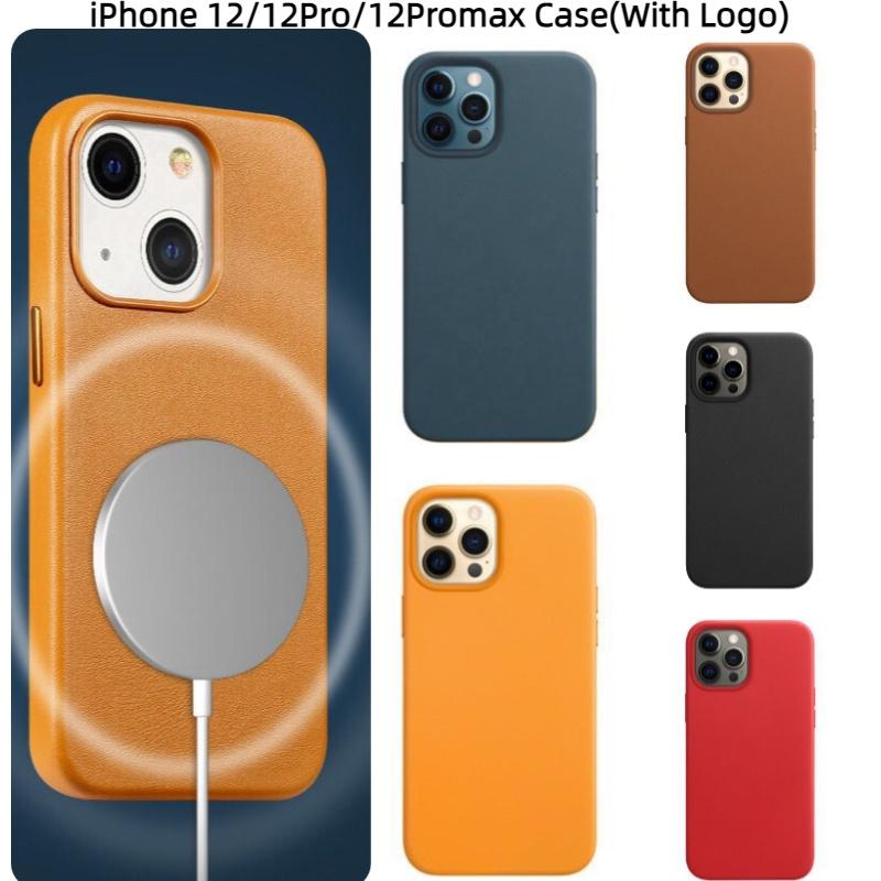 Stylish And Durable Leather Iphone 13 Pro Max Case With Magnetic Adsorption Available In Different Colors
