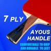 Senston Table Tennis Set with 2 1 Portable and 3 Ping Pong Balls for and Advanced Perfect for Training and Competition Rackets, Bag, Beginners,