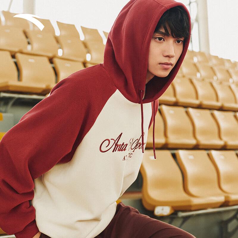Anta Men's American Fleece Hooded Sweatshirt