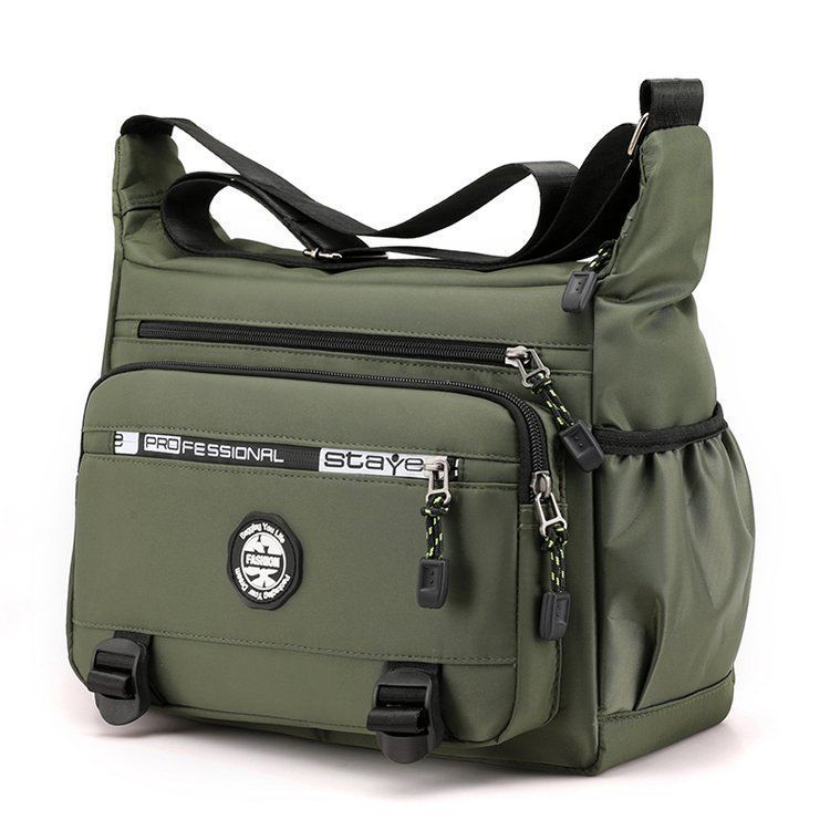 Oxford Cloth Mens Business Messenger Bag With Lock Buckle For Commuting And Travel