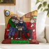 Cartoon Anime Eeddsworld Cushion Cover Organic Linen Square Pillow Case Durable Nonallergenic And Kind To Skin