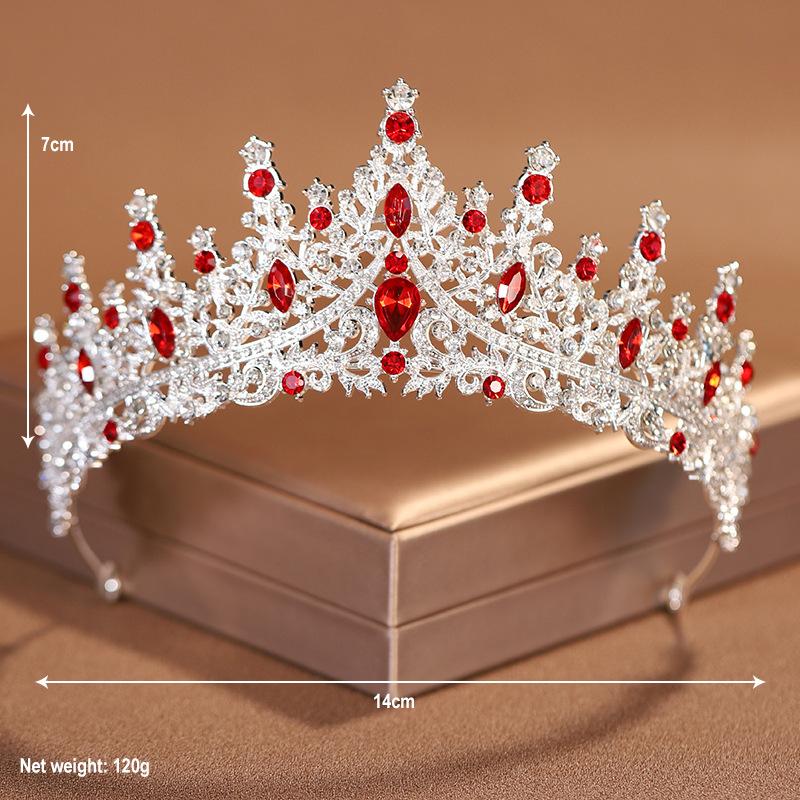 Crown Bridal Tiara Korean-style Atmospheric Wedding Hair Accessories Goddess's 18th-year-old Coming-of-age Ceremony Princess Birthday Crown
