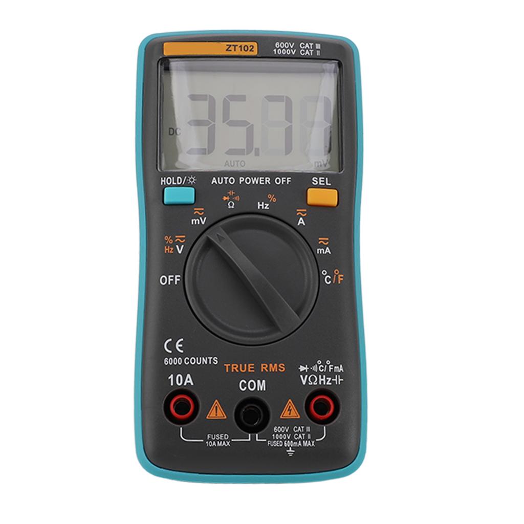 Digital Multimeter Pocket Automatic Range Current Voltage Tester for Electrician Test Household Use
