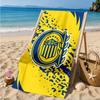 Rosario Central Crest Beach Towel, Quick-drying, Easy to Care for, Suitable for Both Fitness and Beach Vacations,Sports Essential