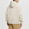 Calvin Klein Letter Print Hooded Oversized Fleece Pullover Sweatshirt Unisex Tops Beige J400191-ACF