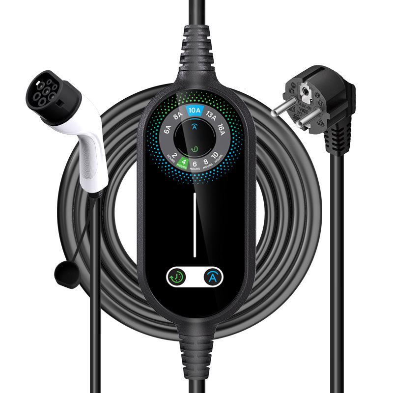 

Європейський стандарт 32A 7кВт Портативна зарядна станція для електромобілів для дому