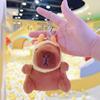 Little Red Book Capybara & Guinea Pig Plush Keychain Ornament