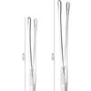 Kapmore 1 pz Pinza per alimenti in acciaio inossidabile con manico lungo antiscivolo per barbecue, bistecche, utensili da cucina, accessori