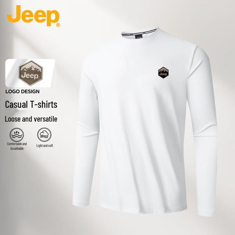

JEEP Unisex Casual Loose Fit Round Neck Sweatshirt M