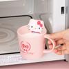 For Sanrio Collaboration Ceramic Mug Cartoon Pattern Coffee/Milk Cup Cute Hellokitty/Kuromi Design Mug Home Breakfast Water Cup