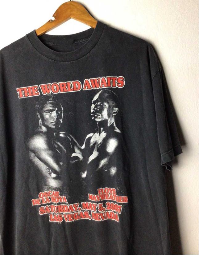 Oscar de la hoya Vs Floyd mayweather Unisex T-Shirt S-5XL 8D853 XXXL