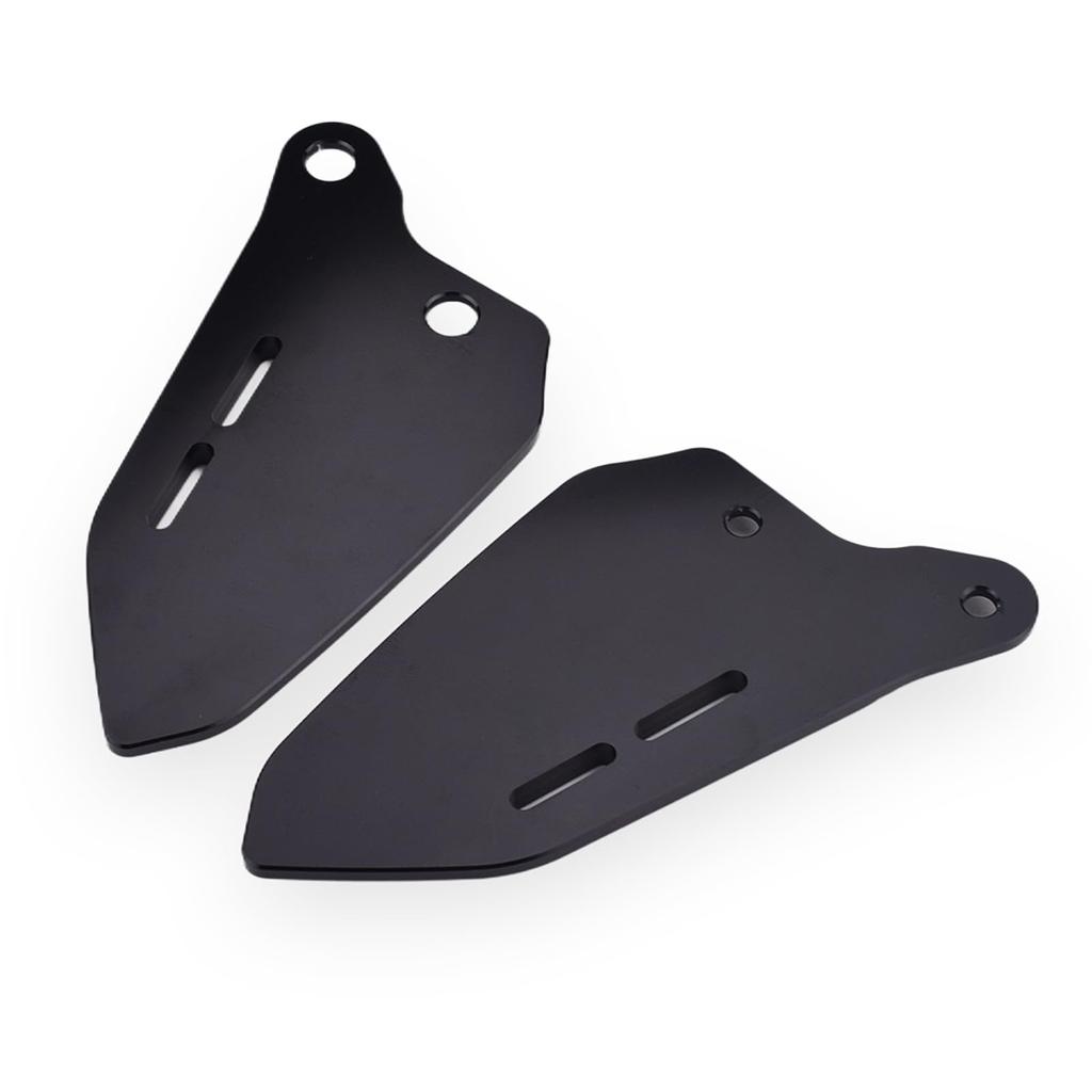 LEDISHUN Aluminum Heel Plate Guards for Z900RS CAFE (1 Pair) (2018-2024) (Black)