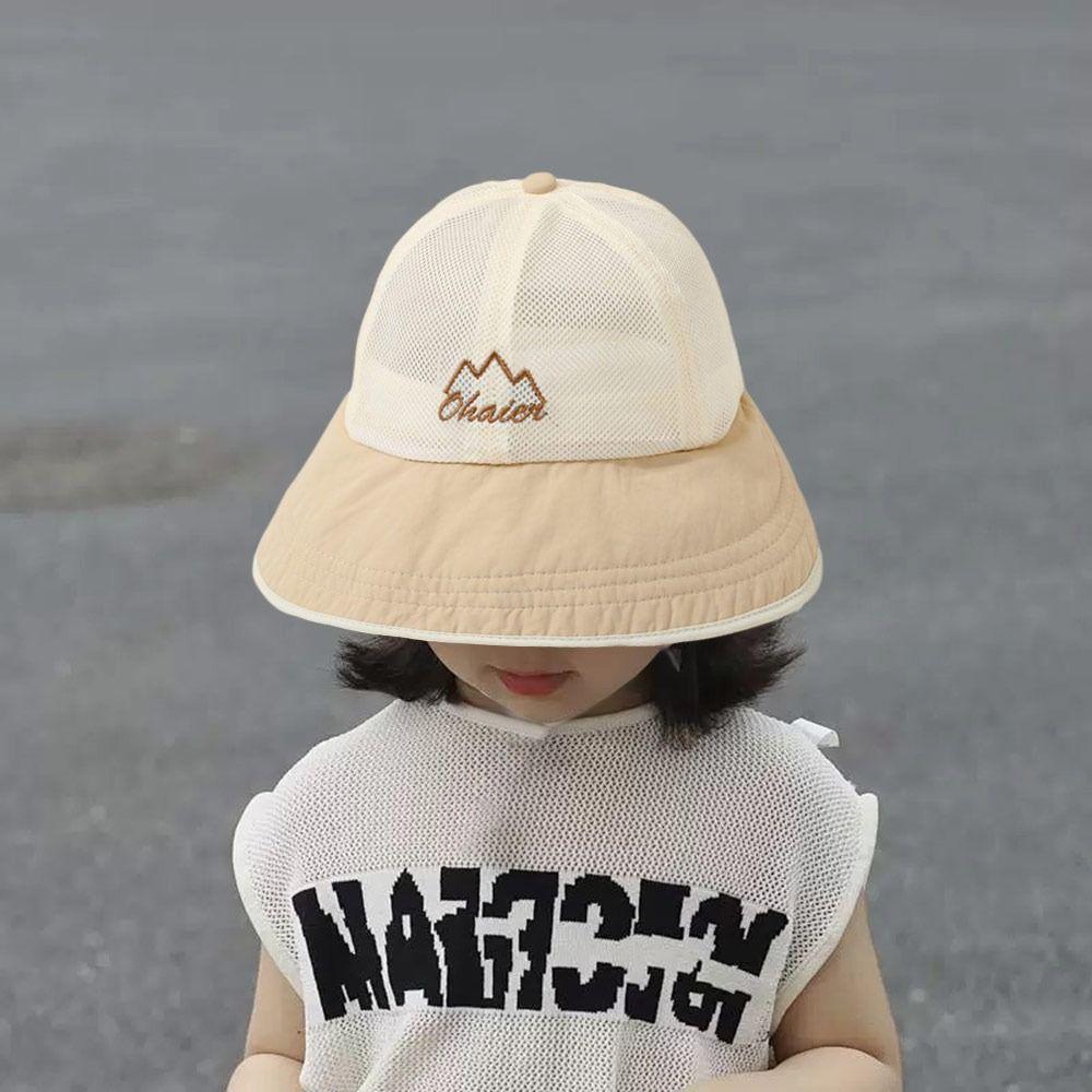 Mesh Duck Tongue Cap Adjustable Children Fisherman Hat New Sun Hat Boys Girl