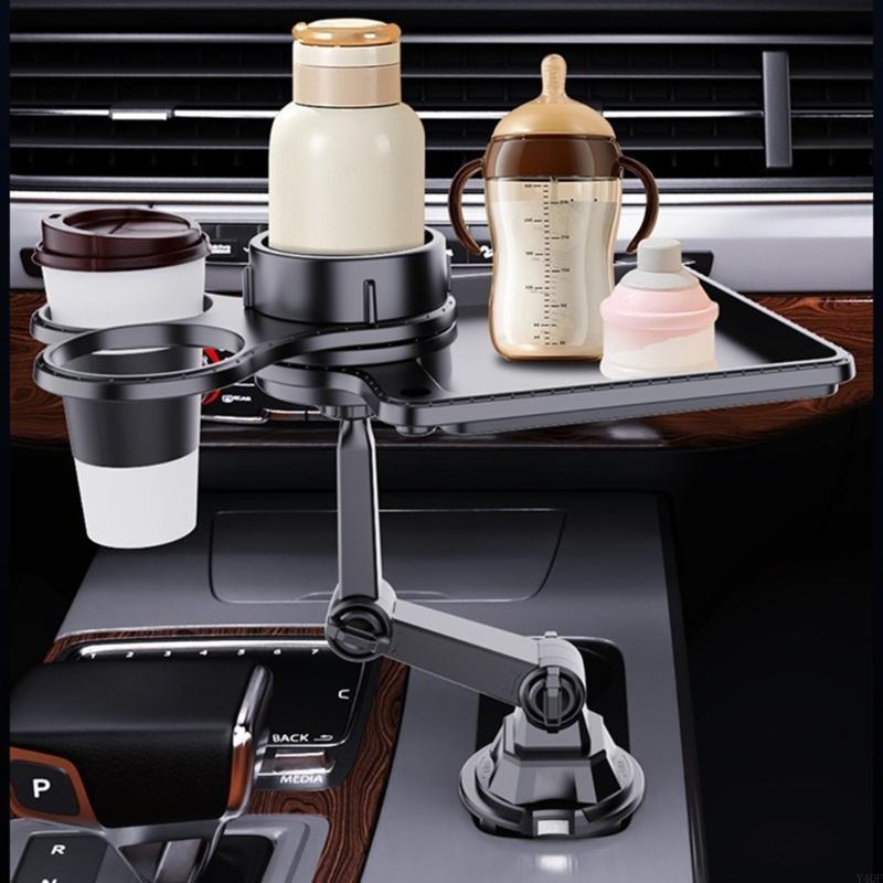 Y4QF Suport de Telefon pentru Portpahar Auto cu Bază Extensibilă Design 2 în 1 Pentru Smartphone-uri și Majoritatea Sticlelor Gât Rotativ la 360 de Grade