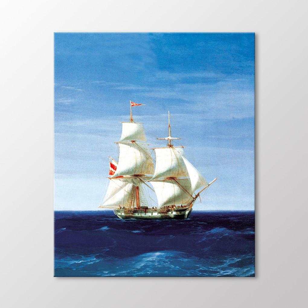 

Парусник в полдень, картина 1860 г.