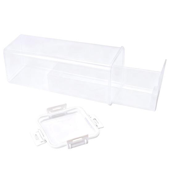Airtight Bread Container Storage Box with Drawer Tray Transparent Lid Extend Shelf Life Bagel Kitchen Bread Organizer