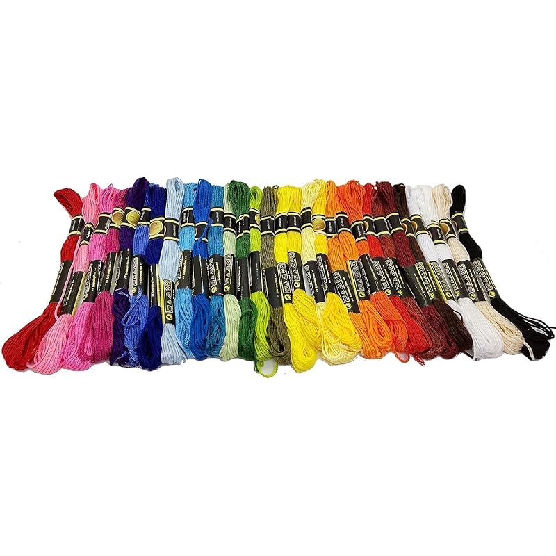 

Temari Cat Shop cotton polyester #25 embroidery thread Same color number as DMC set by color 30 commonly used colors cross stitch Misanga [product]