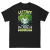 Salát Chuť Smutku Zelenina Veganský Zahradničení Unisex Klasické Tričko