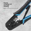 6P/8P Multi-Function Network Pliers: Crimping, Cutting, Stripping for Network & Telephone Cables
