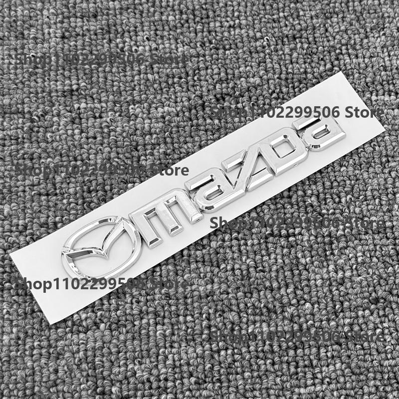 For Mazda CX30 50 60 70 80 90 CX3 CX5 7 CX8 9 Mazda2 3 6 5 8 RX7 MX5 Sticker ABS Trunk Decorative Decal Car Body Fender Emblem a1