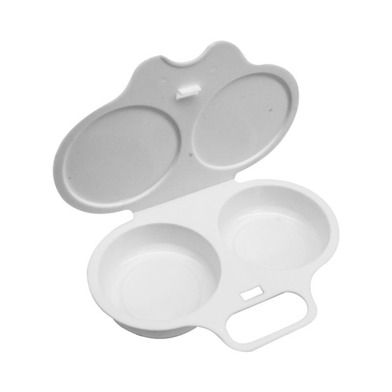 Food Grades Plastic Microwave Cooking Eggs Steamer Convenient Kitchen Cooking Mold Egg Poacher Easy to use Kitchen Gadgets