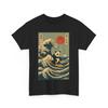 Japan Surfing Panda Kawaii Anime Great Wave Shirt Panda Surfing Japanese T-Shirt