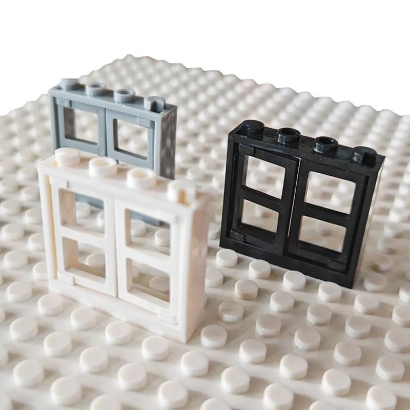 5pcs Small Building Block  Windows Building Block  Accessories Double Opening Compatible with Lego Part