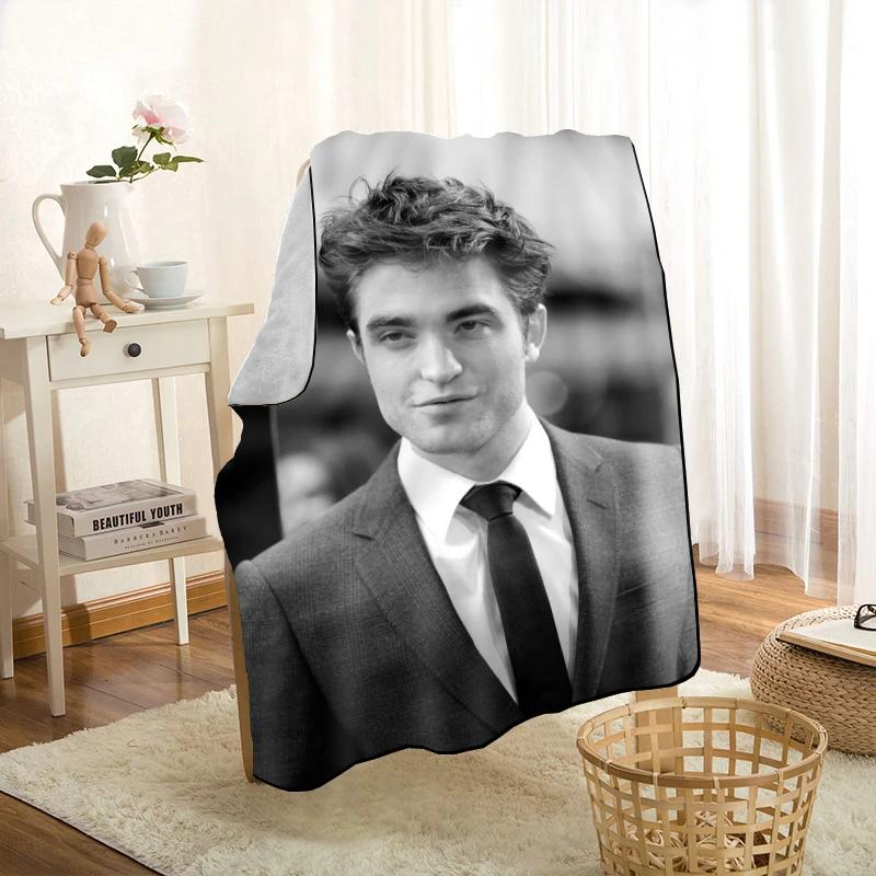 Neuer Artikel Robert Pattinson Decken Druck Weiche Decke Überwurf für Zuhause/Sofa/Bettwäsche Tragbare Reise Decke für Erwachsene 1208p