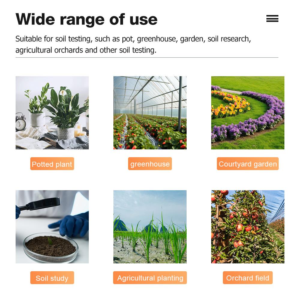 Soil Moisture/PH/Fertility Meter Soil Tester Soil Testing Instruments For Garden Farm House Plant Soil Detector No Battery Need