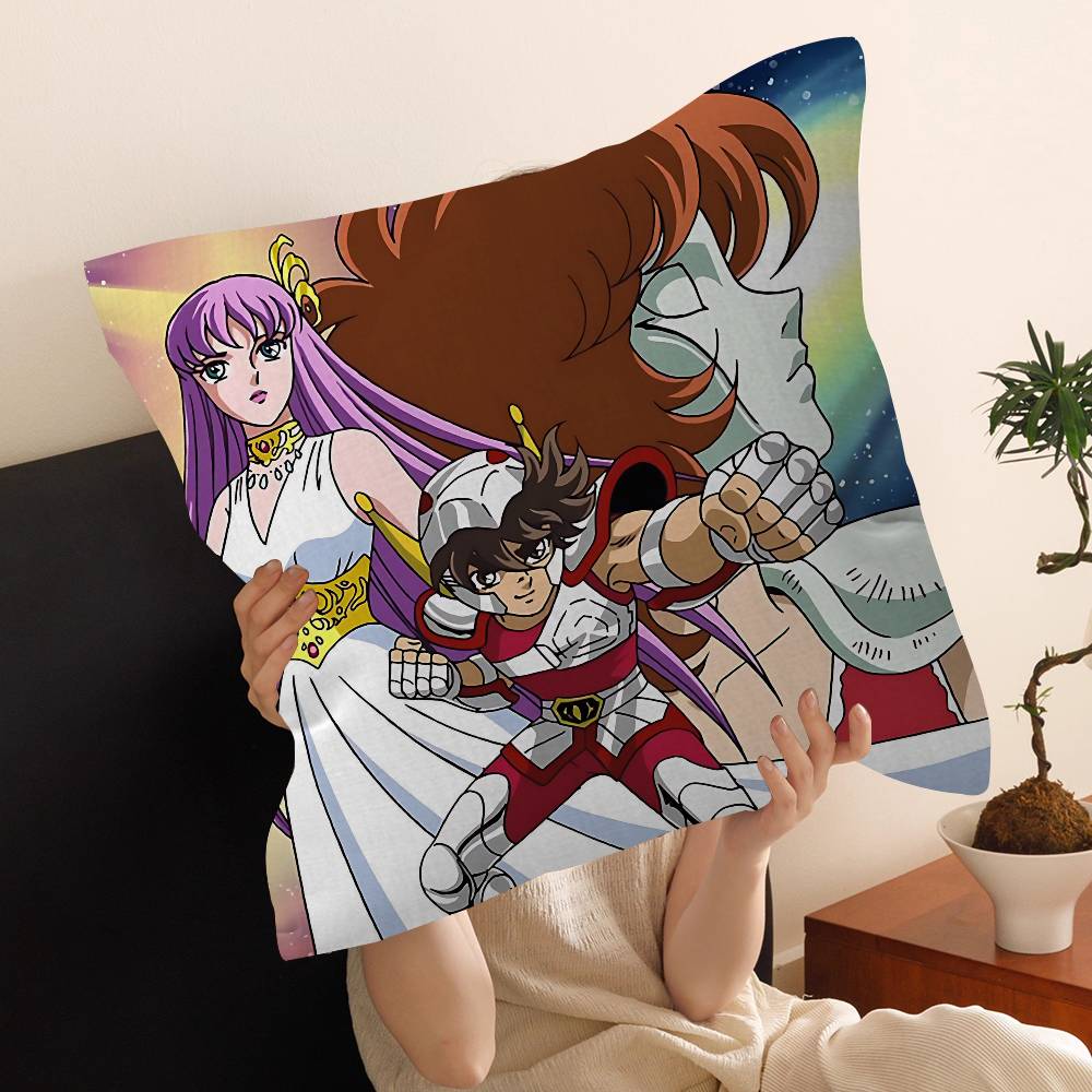 Japanese Hot Anime S-Saint Seiya Cushion Cover Decorative Pillow Sofa Home Decor Case Pillow Cases