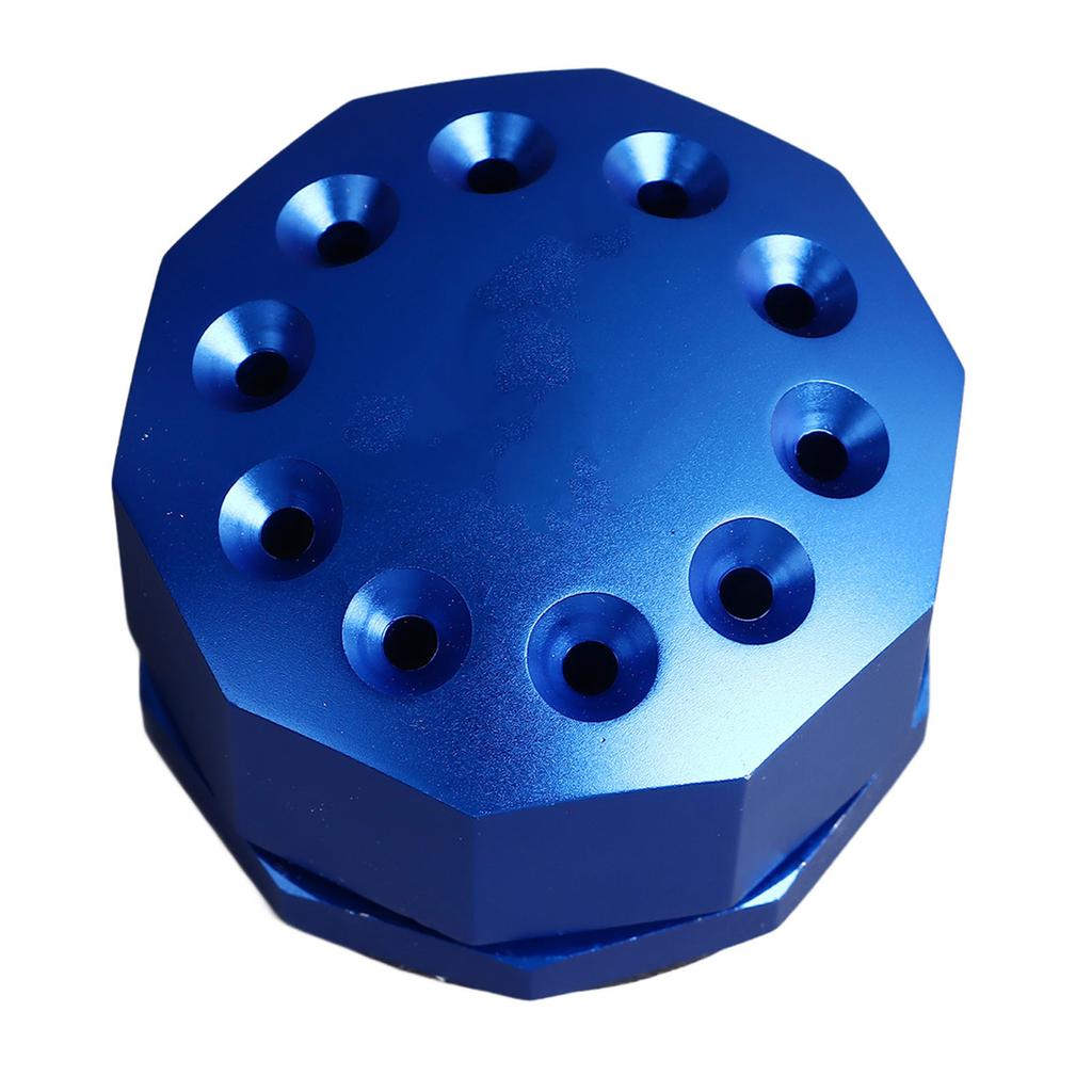 Screwdriver Storage Rack 10 Holes Aluminum Alloy Rotating Screwdriver Organizer Holder