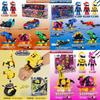 Mini Force Dinosaur Scooter Deformation Robot Model Doll For Kids' Fun Playtime