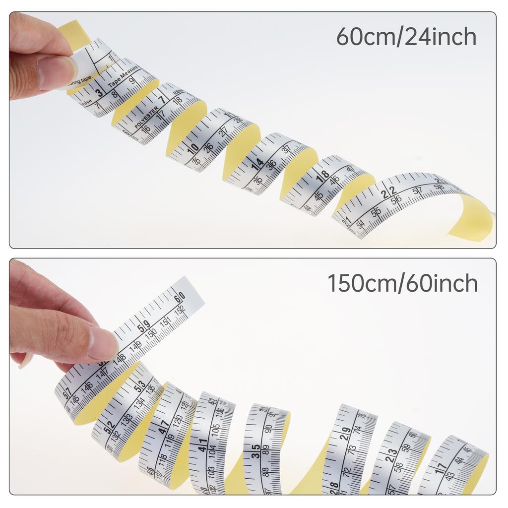 60c m to 150c m Adhesive Measuring Tape Imperial Metric Scales Peel Stick Workbench Table Saw Drafting Table Heavy Duty