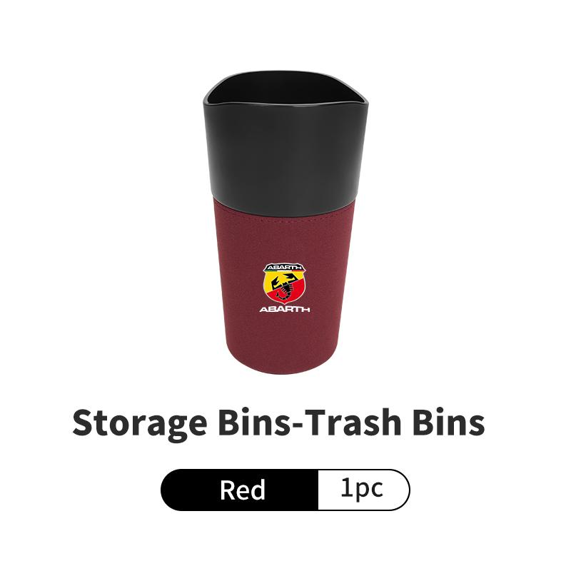 Car Water Cup Phone Beverage Holder Trash Can Storage Bucket For Abarth Fiat Grande Punto Tipo Stilo Ducato Palio 500x