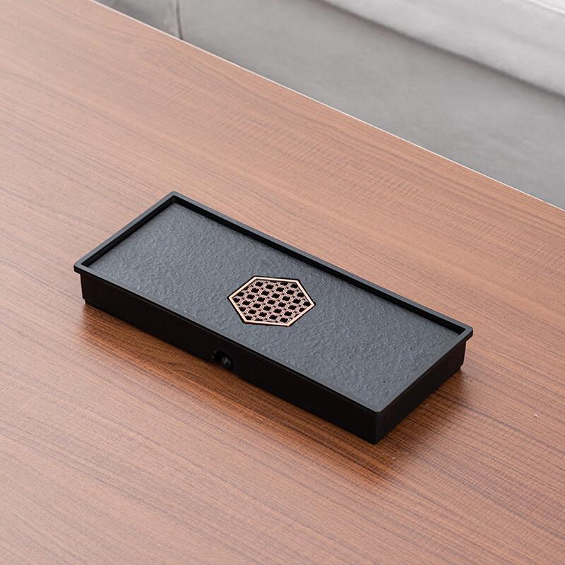 Aiqiyi Xuan Imitation Black Gold Stone Tea Tray