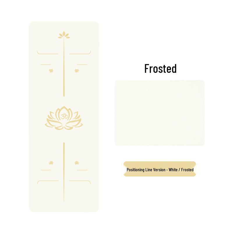 Thickened Non-slip Coconut Shell Yoga Mat: Frosted PU Rubber, Widened & Enlarged for Fitness & Home Use