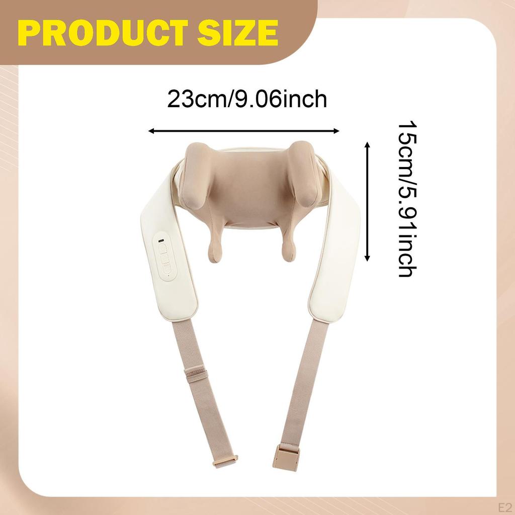 Neck and Shoulder Massage Tool Compact Deep Kneading for Travel Reading Home