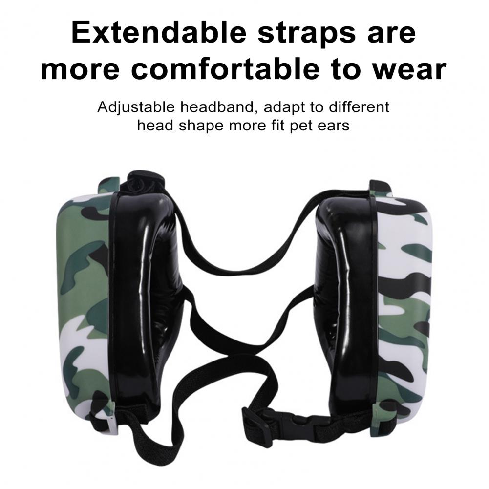 Dog Noise Canceling Earphones Noise Reduction Earmuffs for Pets Comfortable Effective Dog Ear Protection Adjustable Pet for Dogs