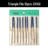 Titanium-Plated Diamond File Set: Flat/Incline with Extra Grade Carborundum for Precision Shaping, Free Shipping