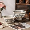 7-Inch Porcelain Yogurt Bowl Set: Cute Underglaze Color, Includes 8-Inch Noodle & Soup Bowl