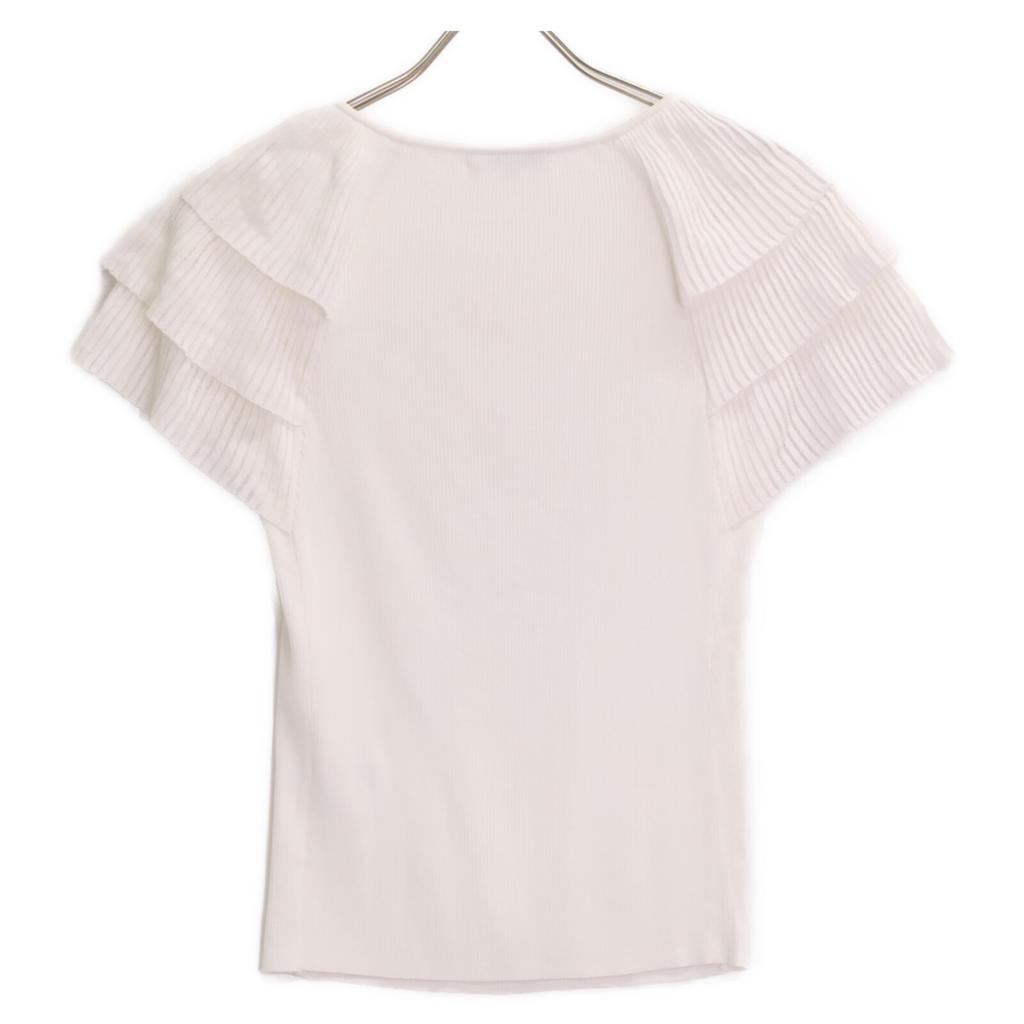 EPOCA M5N18-346-01 24th year tiered sleeve knit pullover tops 40 IvoryUsed