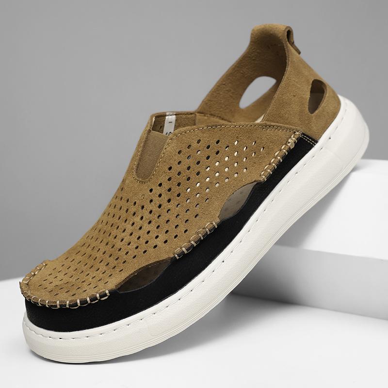 

Men s Fashion Leisure Sandals Male Summer Breathable Trendy Casual Shoes Lightweight and Comfortable Wide Toe Shoes 46