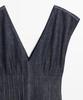 Masimodutti Denim Midi Dress