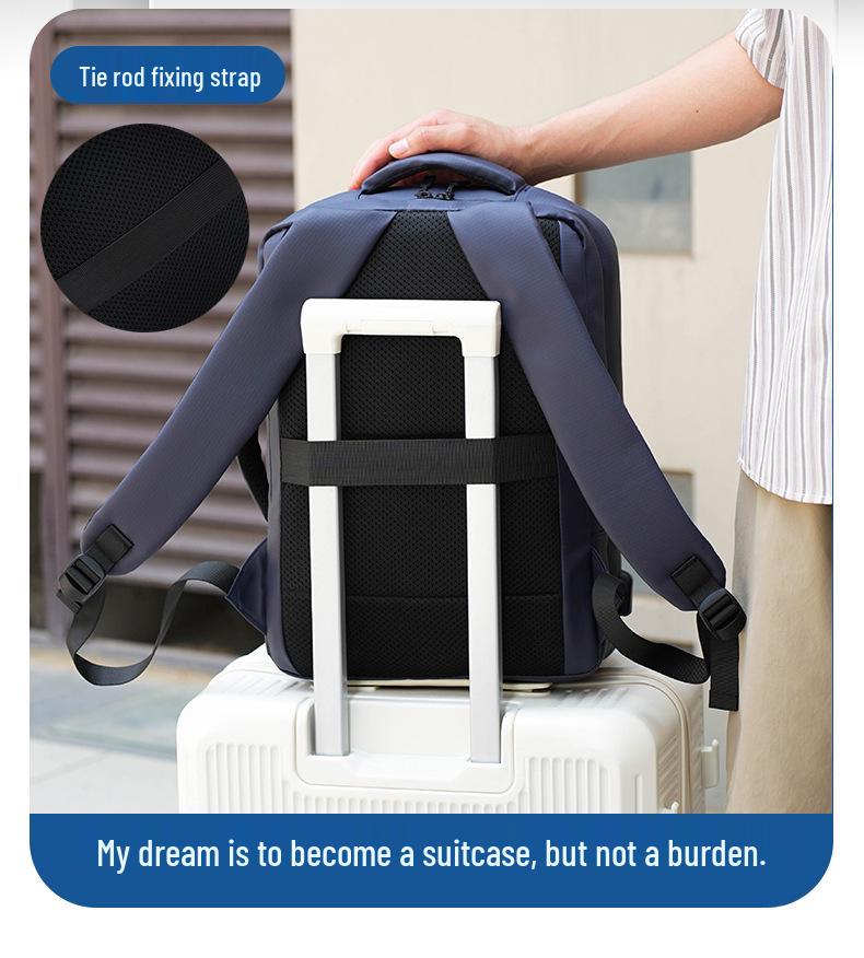 Cross-Border Multifunctional Large Capacity Backpack: Stylish Breathable Laptop Bag for Work, Commute, and Travel