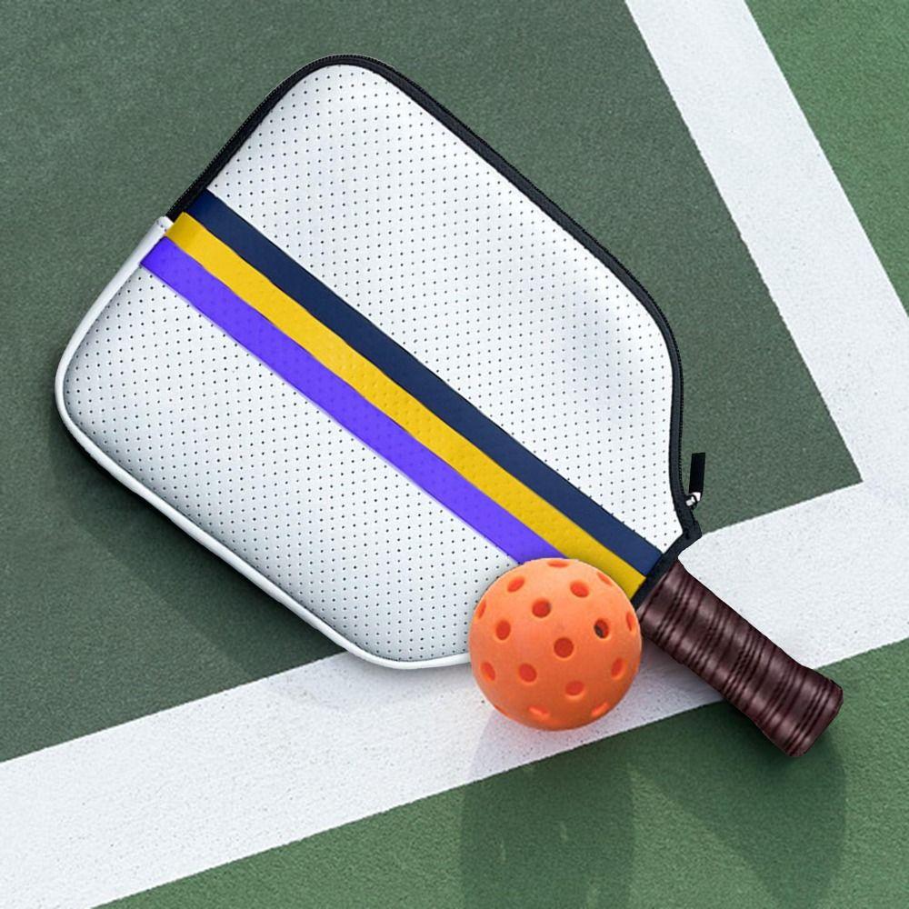 Protective Case Pickleball Racket Sleeve Zipper Closure Pickleball Storage Bag Practice Training