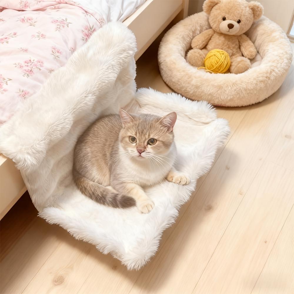 1PC Cat Hammock Household Stable and Safe Winter Warm Hanging Removable and Washable Folding Cat Climbing Frame