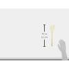 Delish Kitchen Pearl Metal Spatula, Natural, 30cm, Bamboo Spatula, CC-1329