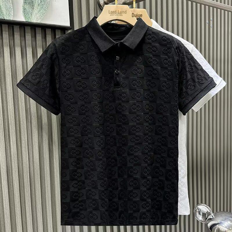 

Мужское летнее поло в гонконгском стиле: Усовершенствованный, дышащий, с короткими рукавами, стильный и красивый. XL