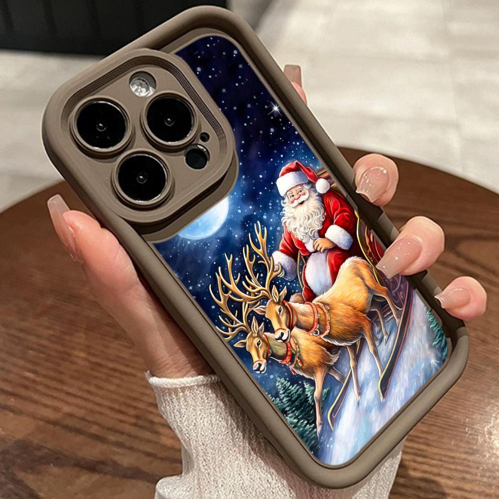 

Мягкий чехол Sky Eye Ladder для Samsung A06 A15 A25 A35 A55 S23 S24 FE Все модели Samsung Чехлы для телефонов Силиконовый чехол NY32 Счастливого Рождества Санта-Клаус арт Samsung A05s